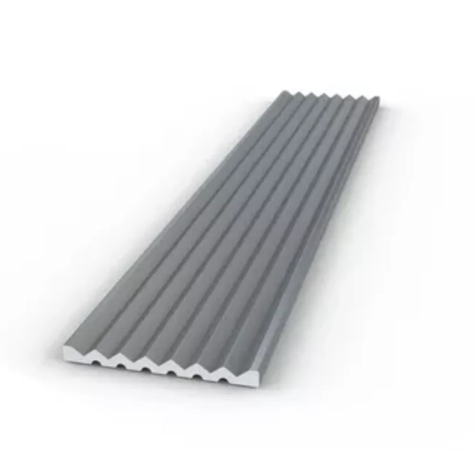PLATINA ALUMINIO ACANALADA 3/4&quot; X1MT