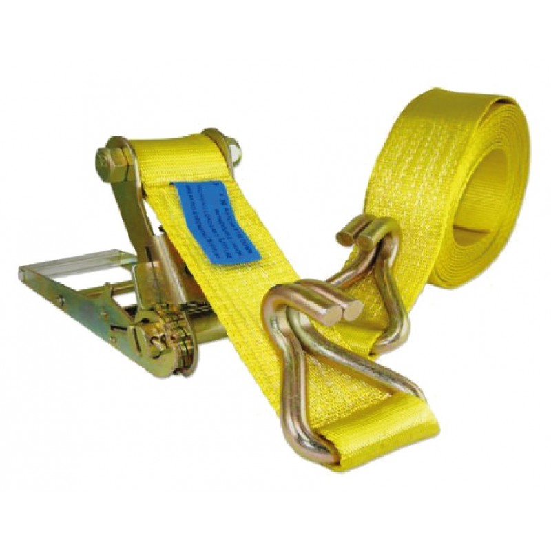 REATA CON RATCHET AMARILLA 50MM X 8MT