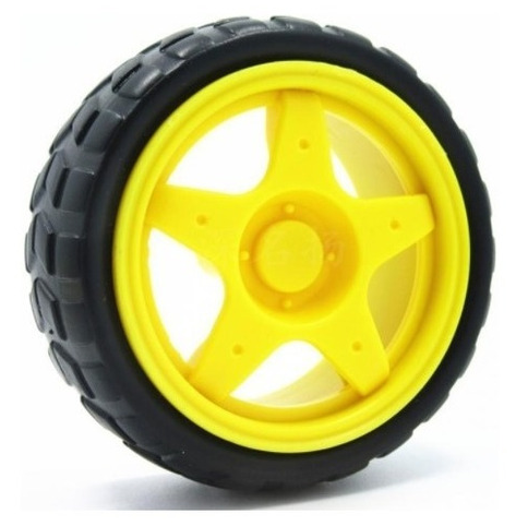 [1010] LLANTA RUEDA PROYECTO 65MM UNIDAD