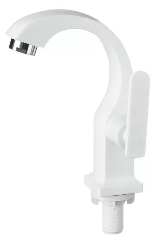 [1010] LLAVE LAVAMANOS AMBAR RIOPLAST BLANCA