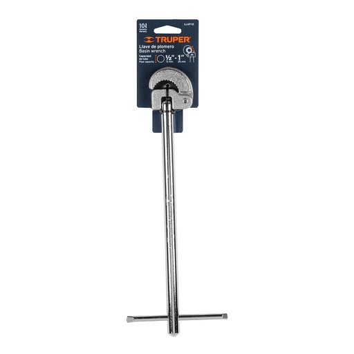[12874 TR] LLAVE PLOMERO TRUPER 1/2 - 1''