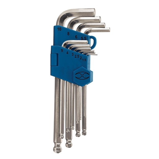 [13644 TR] LLAVES BRISTOL ALLEN MM LARGAS 10PZ TRUPER