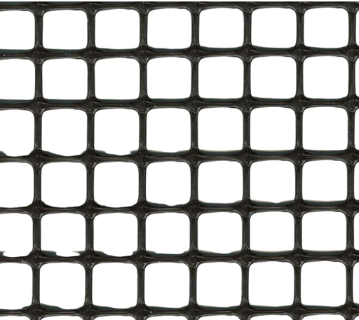 [1010] MALLA PLASTICA 7X7 NEGRA X MT