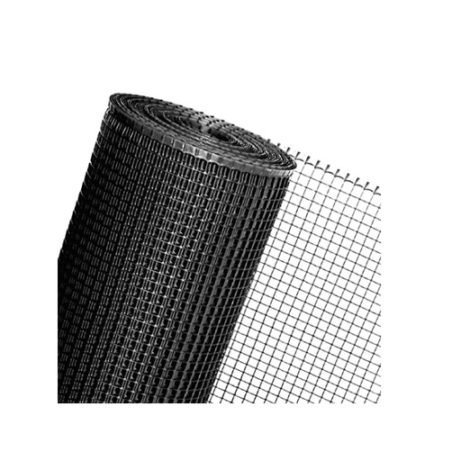 [1010] MALLA PLASTICA 3X3 NEGRA X MT