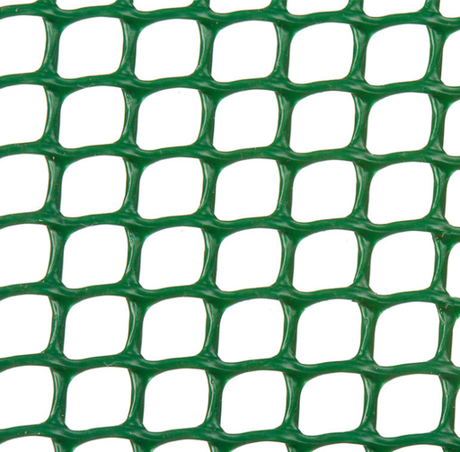 [1010] MALLA PLASTICA 7X7 VERDE X MT