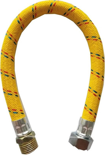 [1010] MANGUERA CALENTADOR FLEXOMETALICA 40CM H-H