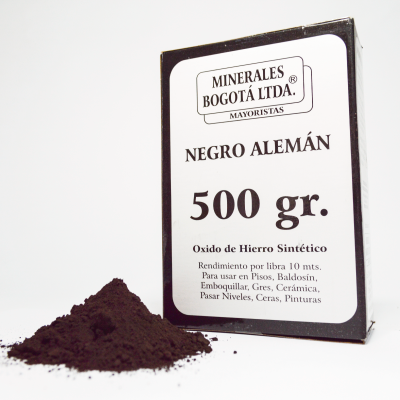 [1010] MINERAL NEGRO ALEMAN 500 GR