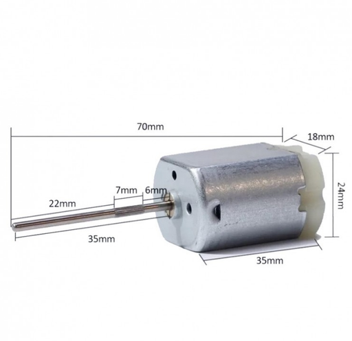 [1010] MOTOR DINAMO EJE LARGO PROYECTO