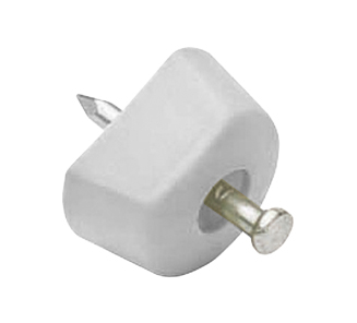SOPORTE ENTREPAÑO PLASTICO BLANCO DE PUNTILLA  REF SPT5