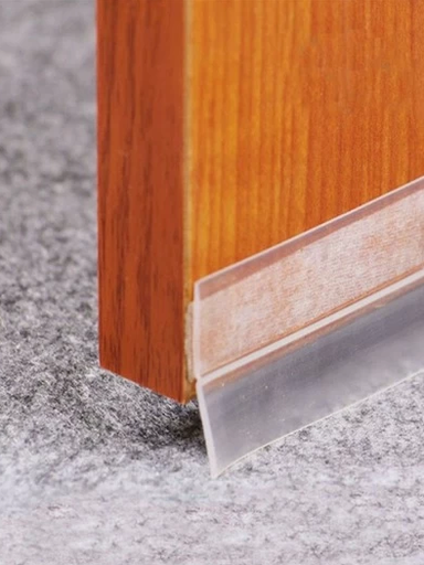 [1010] BARREDOR BURLETE PUERTA ADHESIVO 1MT RIGIDO