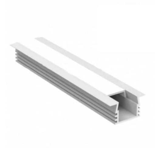 [1010] PERFIL ALUMINIO DOBLE FONDO PARA CINTA LED 3MT