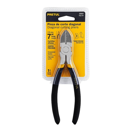 [22637 TR] PINZA CORTAFRIO 7" PRETUL