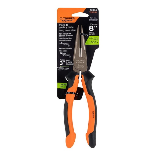 [17336 TR] PINZA DE PUNTA 8" TRUPER EXPERT