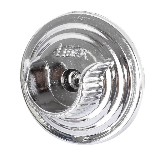 [PC34 7017 DY] PLAFON CORTINA 3/4 CROMO ABIERTO