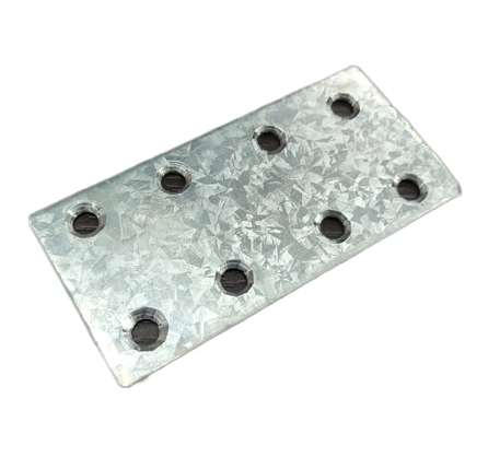 [1010] PLATINA AMARRE 8 HUECOS 8X4CM