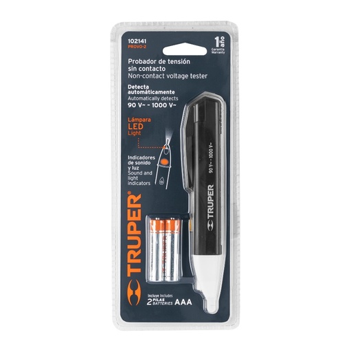 [102141 TR] PROBADOR DETECTOR DE VOLTAJE TRUPER