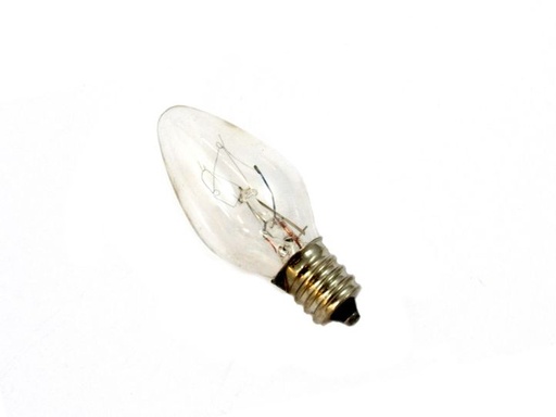[1010] BOMBILLO CANDELABRO TRANSPARENTE