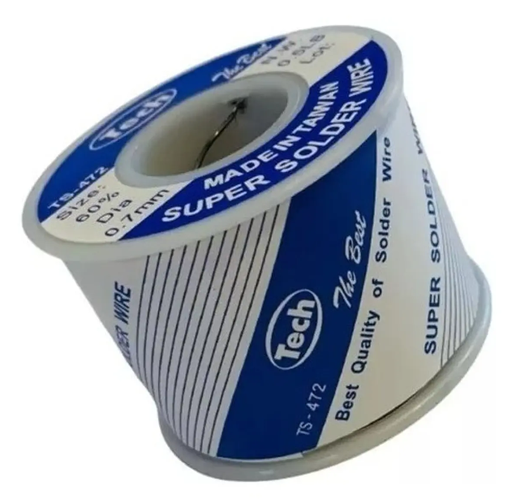 [1010] SOLDADURA ESTAÑO TECH 60/40 0.5LB