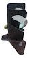 [1010] SOPORTE METALICO CORTINA PARED CAFÉ