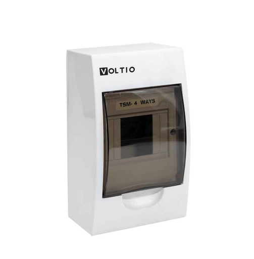 [2020051 TYC] TABLERO RIEL 4 CIRCUITOS SOBREPONER VOLTIO