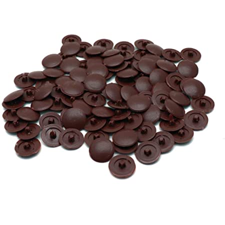 [1010] TAPA TORNILLO PLASTICO CAFÉ  