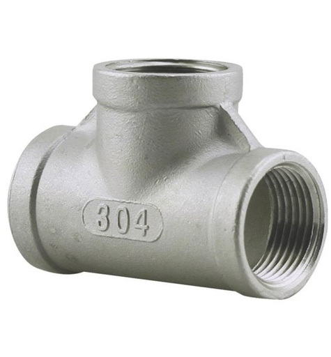 [1010] TEE ACERO INOX 304 1/2"