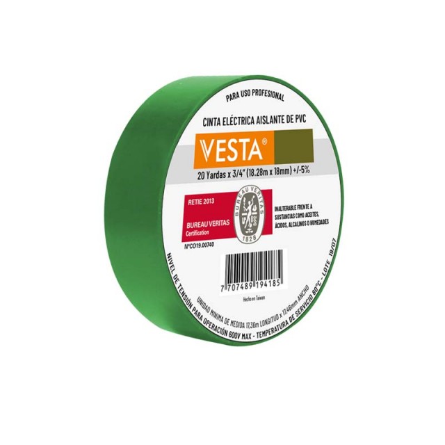 CINTA AISLANTE VERDE VESTA GRANDE