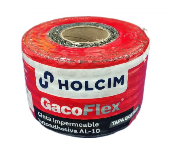 CINTA TAPA GOTERA ALUMINIO 15CM 10MT HOLCIM