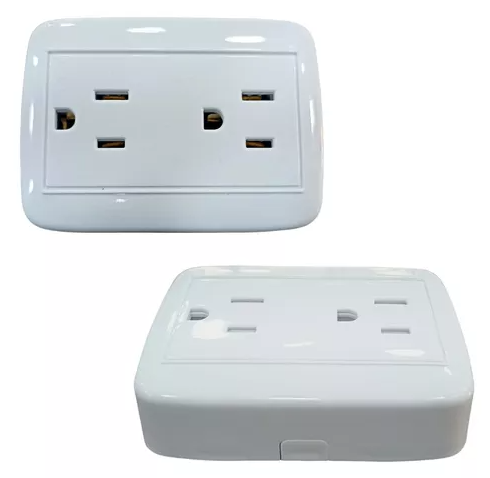 [1010] TOMA CORRIENTE SOBREPONER MERCURY