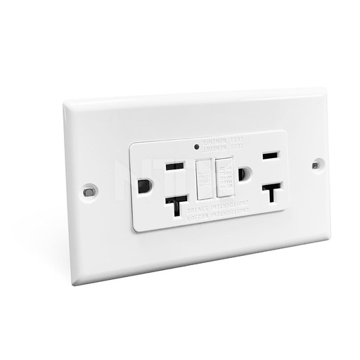 [ETI05] TOMA GFCI BLANCA