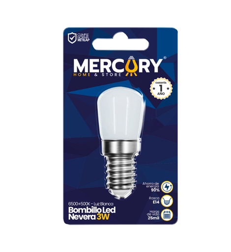 [1010] BOMBILLO PERFUME LED NEVERA 3W E14 MERCURY
