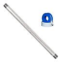 [1010] TUBO NIPLE PARA DUCHA 40CM ALUM. UNION TEFLON