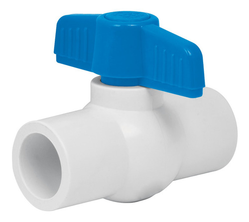 [1010] VALVULA REGISTRO PVC LISA 1-1/2 ECO