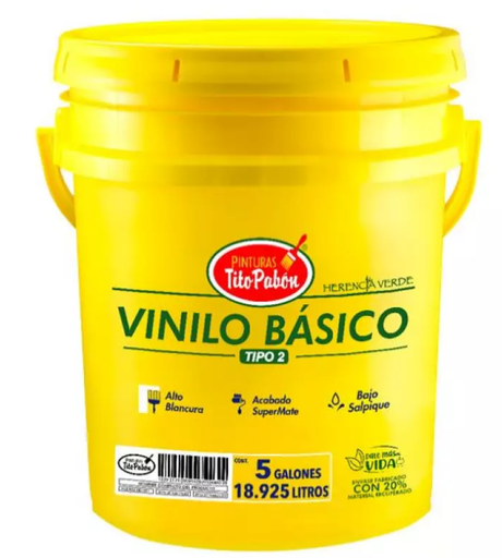 [1010] VINILO TITO PABON BÁSICO TIPO 2 CUÑETE