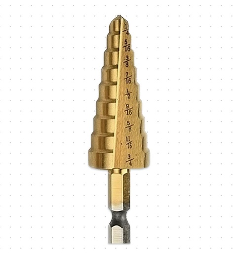 [BCE420-P] BROCA ESCALONADA 1/4 A 3/4 (9 PASOS) UYUSTOOLS