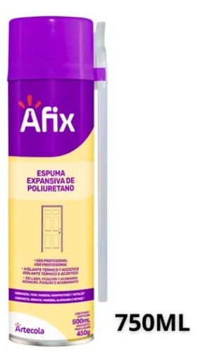 [1010] ESPUMA EXPANSIVA POLIURETANO 750ML AFIX