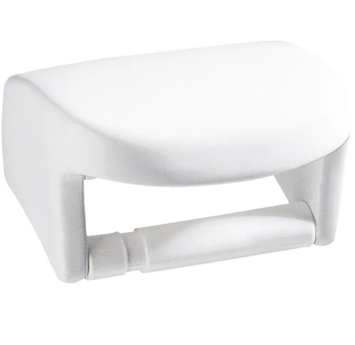 [1010] SOPORTE PAPELERA CERAMICA BLANCO