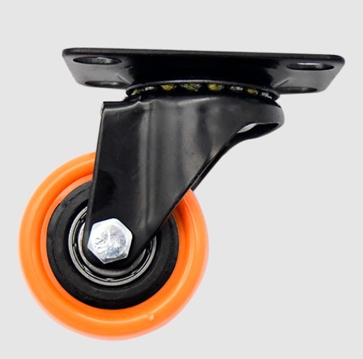 [2005302 MP] RODACHINA GIRATORIA NARANJA  1-1/2"