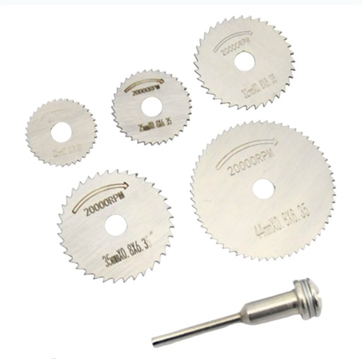 [2019495 MP] JUEGO MINI DISCOS SIERRA 6PZ RANGER