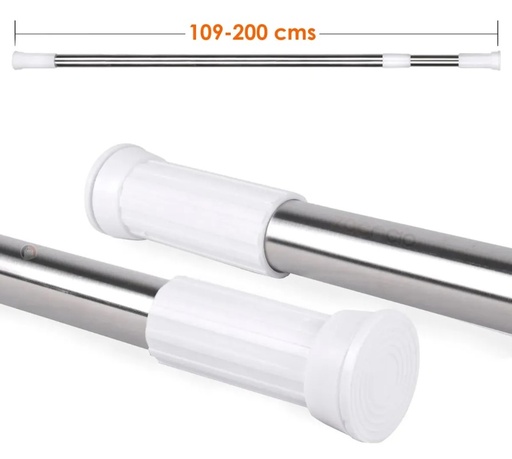 [1010] TUBO EXTENDIBLE ACERO 1.1MT HASTA 2MT