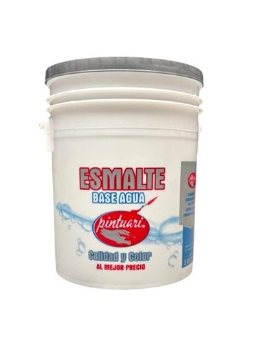 [1010] ESMALTE BASE AGUA BLANCO GALON PINTUARI