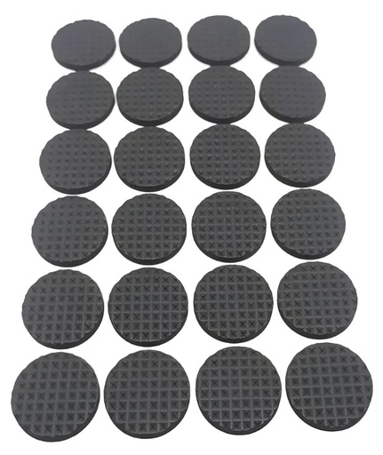 [1010] FIELTRO PROTECTOR ADHESIVO 19MM 20PZ
