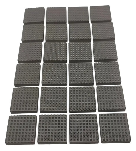 [1010] FIELTRO PROTECTOR ADHESIVO 19X19MM 20PZ