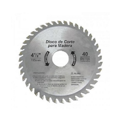 [2017551 MP] DISCO CORTE MADERA 4 1/2 40T RANGER