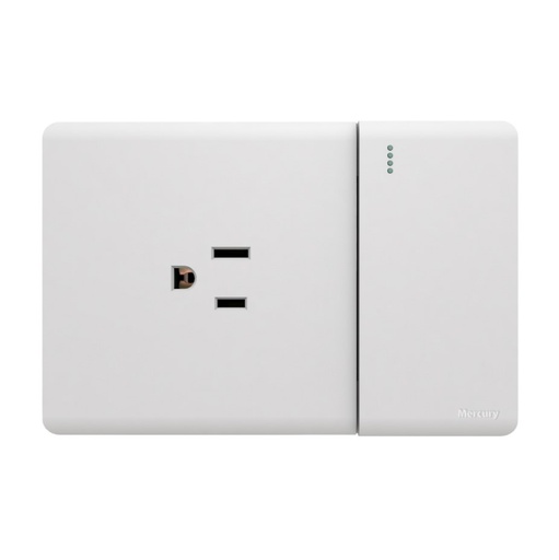 [52294 DY] INTERRUPTOR MAS TOMA BLANCO INFINITY 