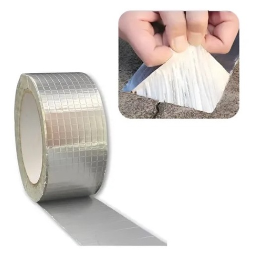 [CACHARRERIA] CINTA TAPA GOTERA ALUMINIO BUTILO 15CM 5MT EAGER