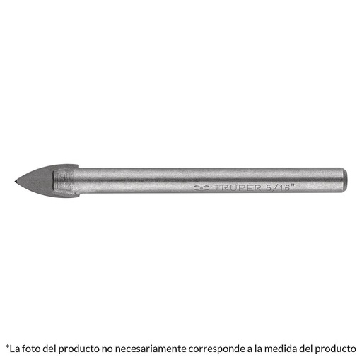 [11702 TR] BROCA PARA VIDRIO 1/4 TRUPER
