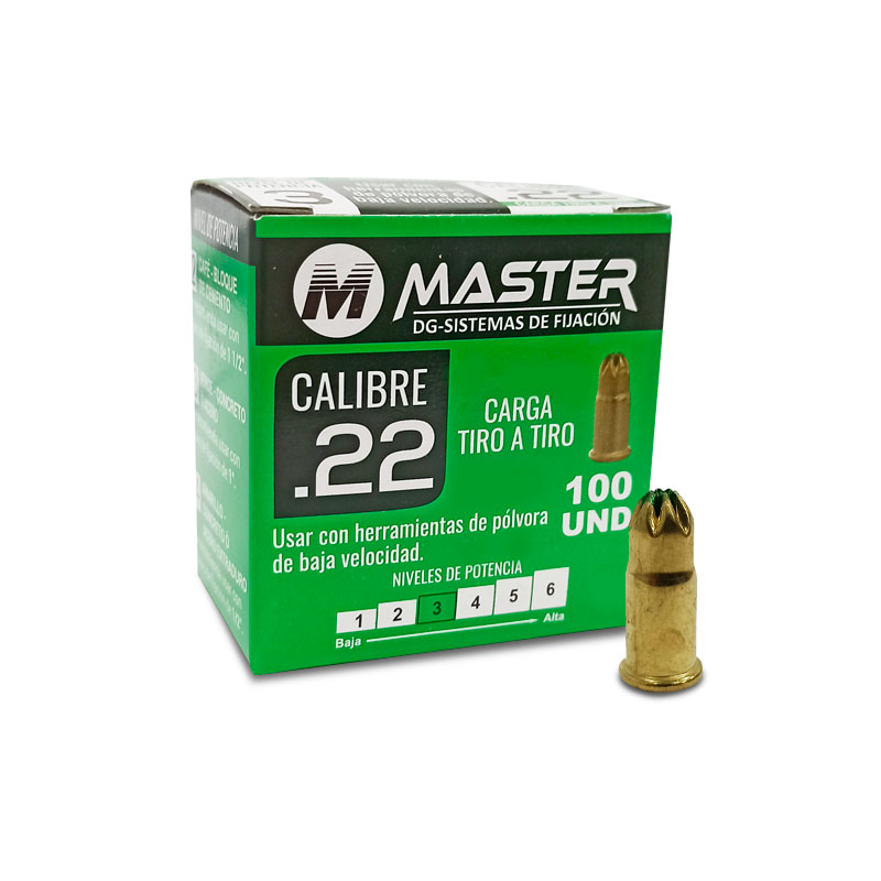 CARGA VERDE PARA PISTOLA FIJACION
