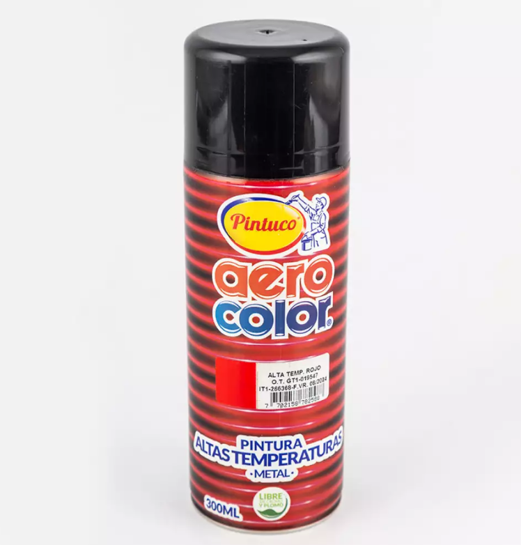 AEROSOL ALTA TEMPERATURA ROJO PINTUCO 300ml