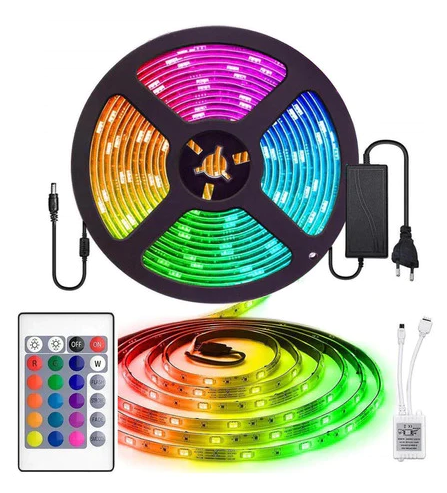 CINTA LED RGB ROLLO 5MT